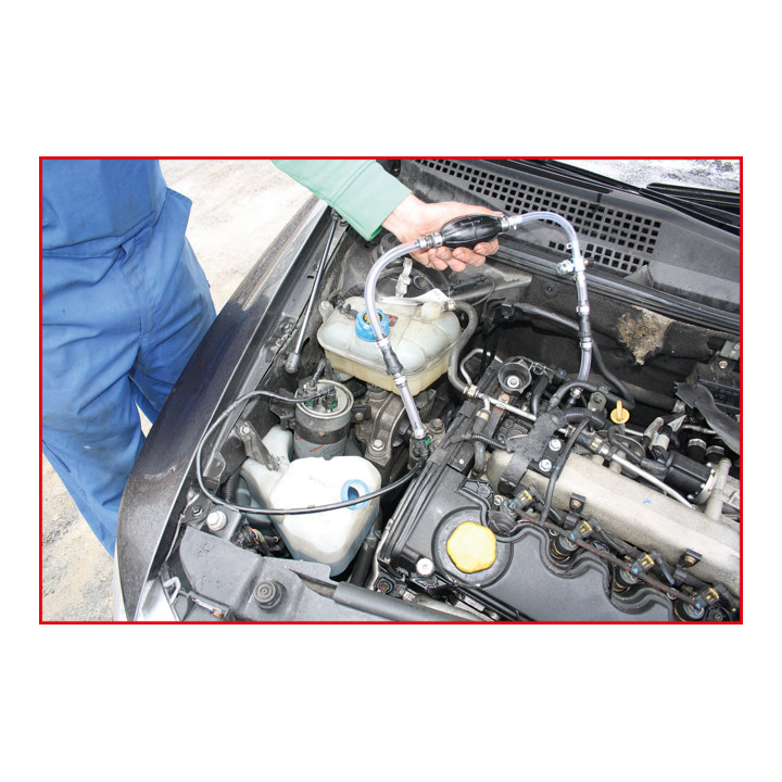 KS Tools diesel ontluchting/voorvulling set, 7 stuks