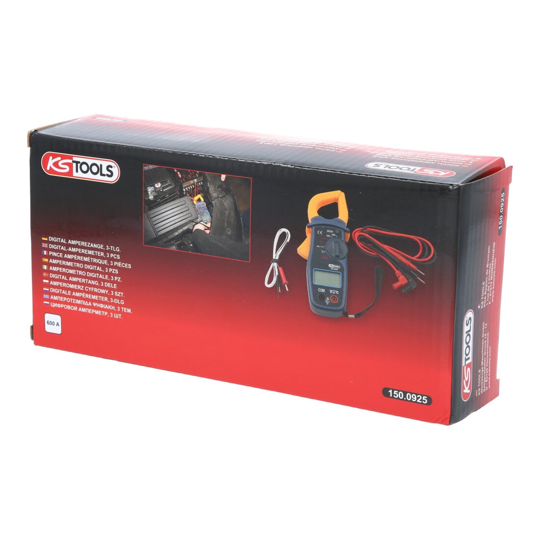 KS Tools Digital Amperezangen-Satz 600A, 3-tlg.