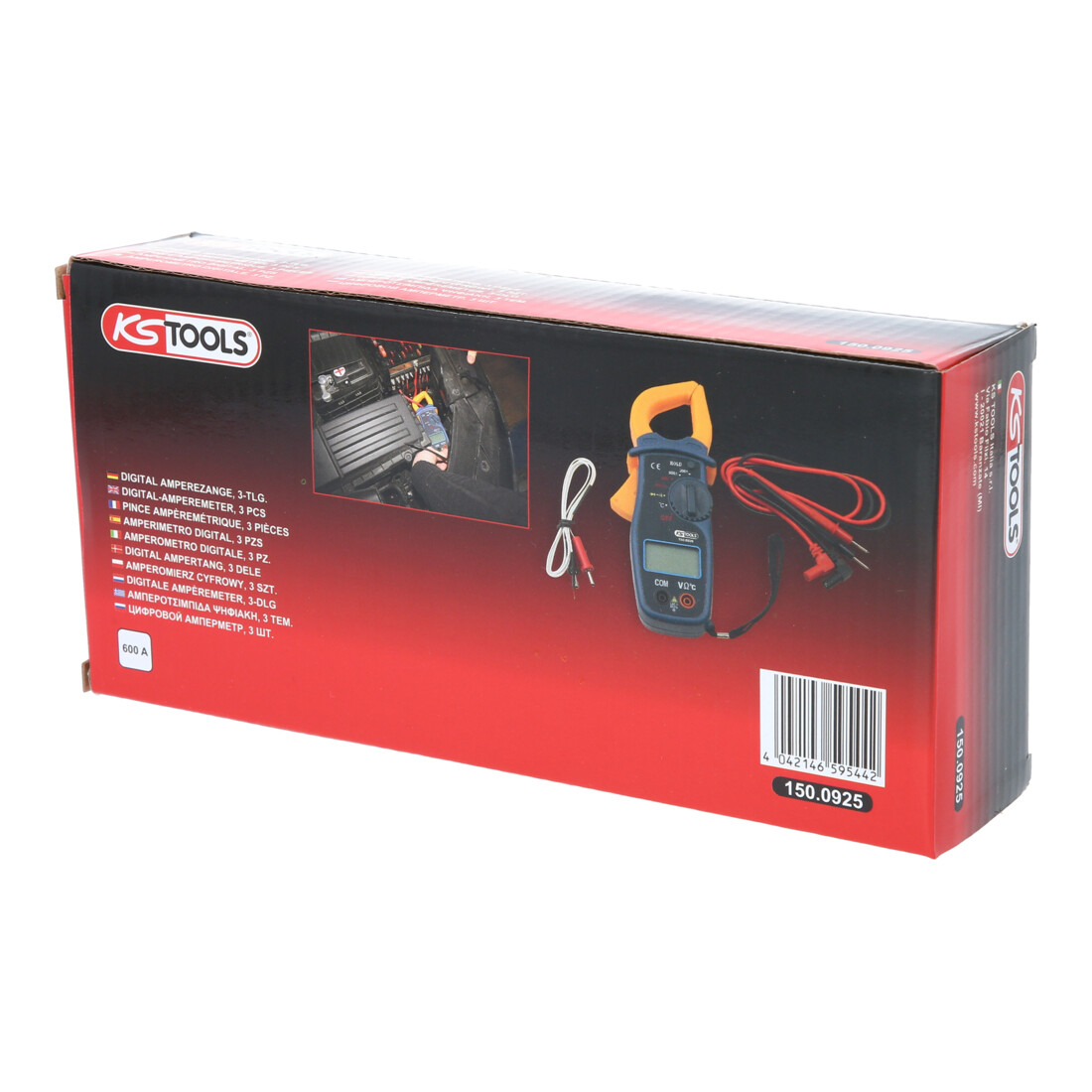 KS Tools Digital Amperezangen-Satz 600A, 3-tlg.