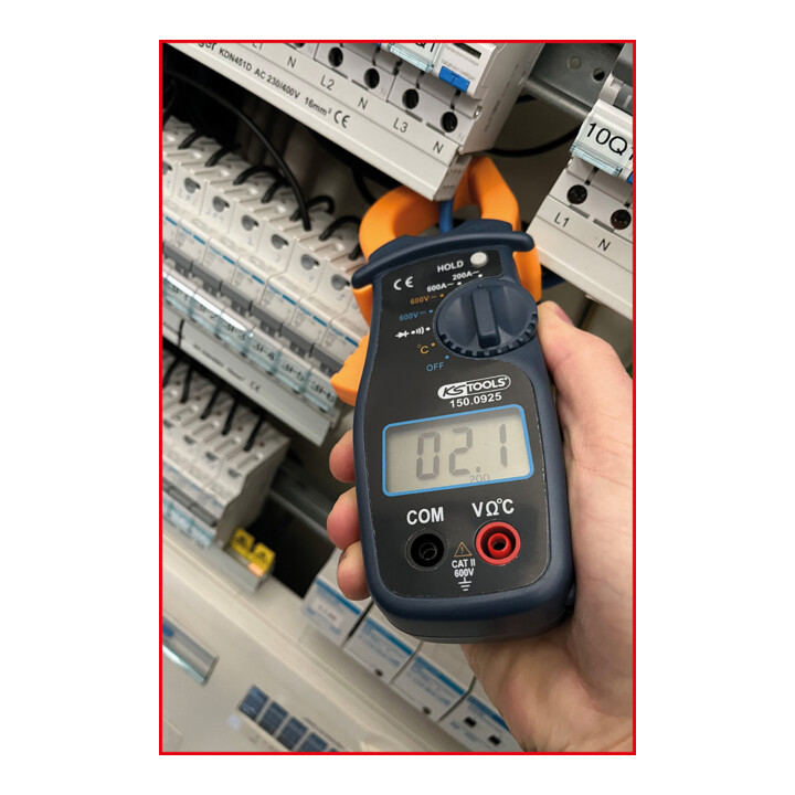 KS Tools Digital Amperezangen-Satz 600A, 3-tlg.