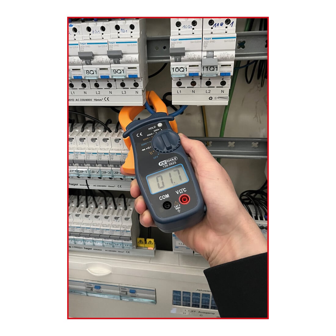 KS Tools Digital Amperezangen-Satz 600A, 3-tlg.