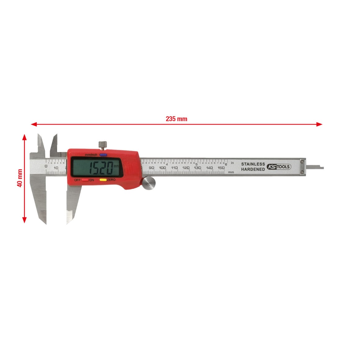 KS Tools Digital-Messschieber 0-150 mm
