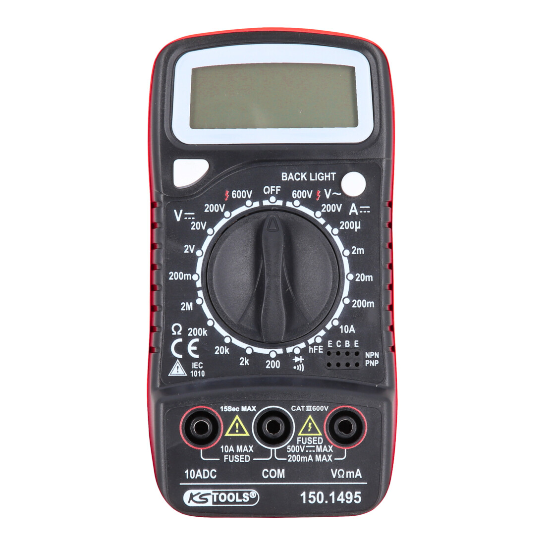 KS Tools Digital Multimeter inkl. Prüfspitzen
