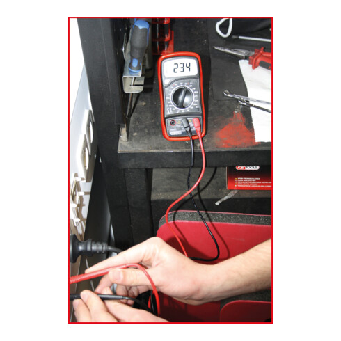 KS Tools Digital Multimeter inkl. Prüfspitzen