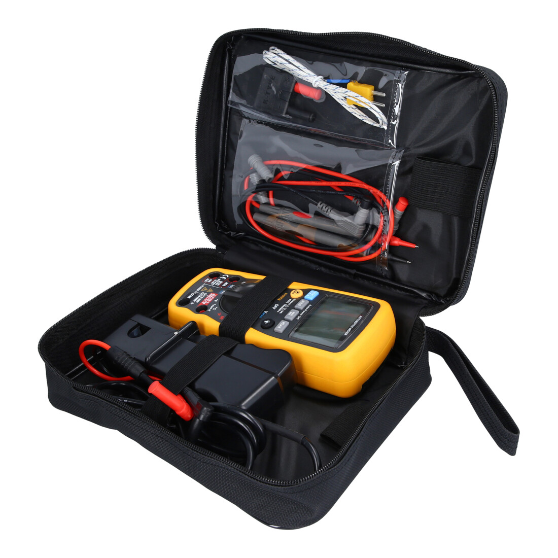 KS Tools Digital Multimeter inkl. Prüfspitzen mit integriertem Schlagschutz