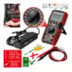KS Tools Digital Multimeter inkl. Prüfspitzen mit integriertem Schlagschutz