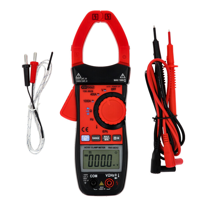 KS Tools digitale Ampère tangen set 1000A, 3 stuks.