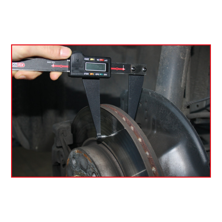 KS Tools digitale remschijfmeter vrachtwagen, 0-100mm