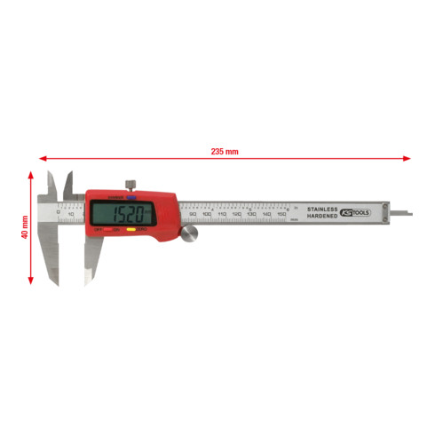 KS Tools digitale schuifmaat 0-150 mm