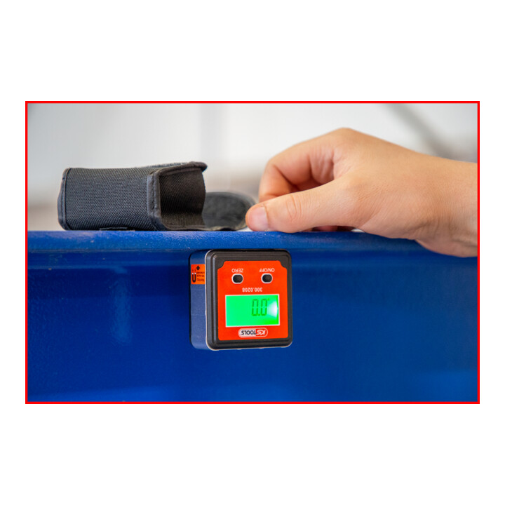 KS Tools Digitale Wasserwaage mit Winkelmesser