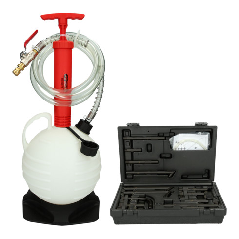 KS Tools Dispositif de remplissage et de vidange d'huile de transmission avec adaptateur 15 pcs.