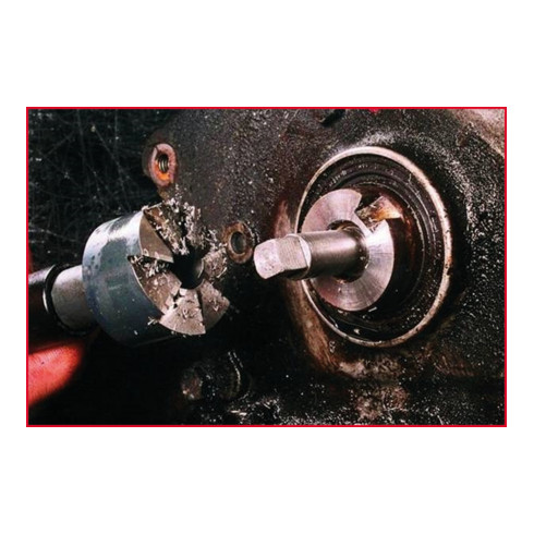 KS Tools Dispositif pour rectification du plan de joint du vilebrequin, 4 pcs.