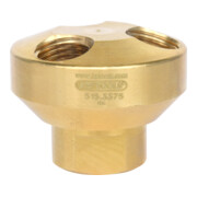 KS Tools Distributore a 3 vie per aria compressa in ottone 1/4", 41mm-2
