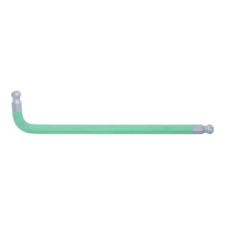 KS Tools Doppel-Kugelkopf-Innensechskant-Winkelstiftschlüssel, XL, 12,0mm, Mintgrün
