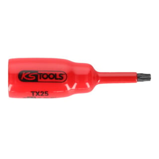 KS Tools Douille de 3/8" avec isolation de protection pour vis TX, T10, courte