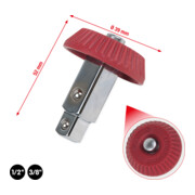 KS Tools Drehknopf-Umsteckvierkant 1/2" - 3/8"-1