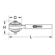 KS Tools Drehmoment-Vervielfältiger 1/2" x 1.1/2"-5