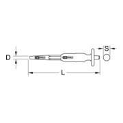 KS Tools driftpons, Ø 5 mm, conisch-3