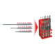KS Tools driftpons set, 17 stuks