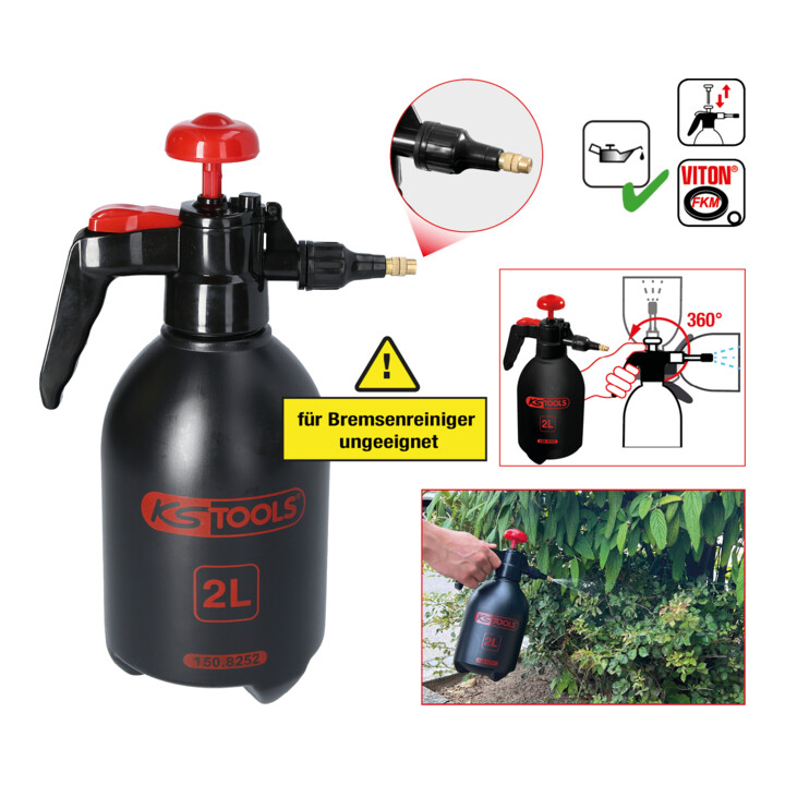 KS Tools Druck-Zerstäuber, 2 l