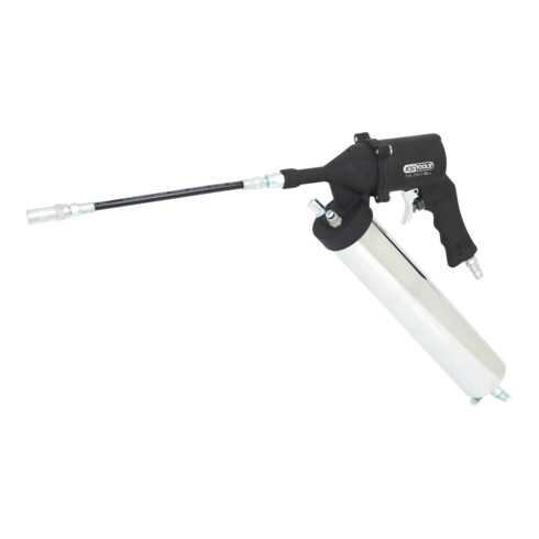 KS Tools Druckluft-Fettpresse mit flexiblem Schlauch und Düse
