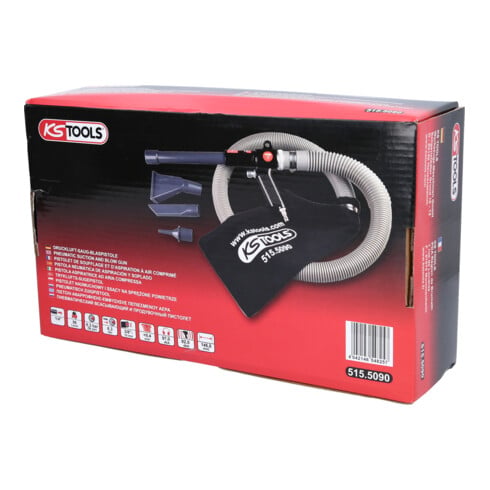 KS Tools Druckluft-Saug-Blaspistole 145mm
