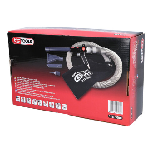 KS Tools Druckluft-Saug-Blaspistole 145mm