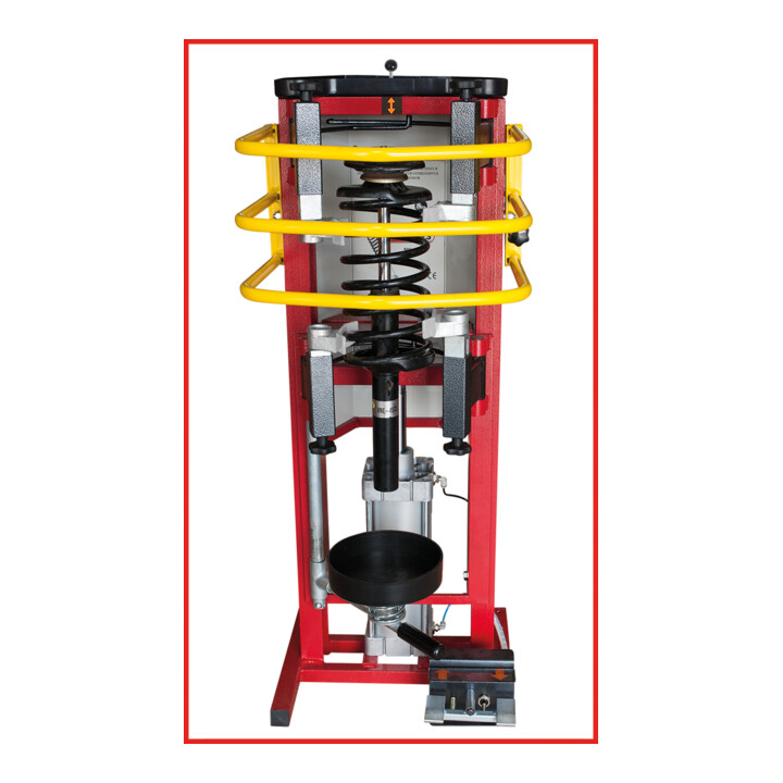 KS Tools Druckluft-Stand-Federspanner inkl. Adapterplatte