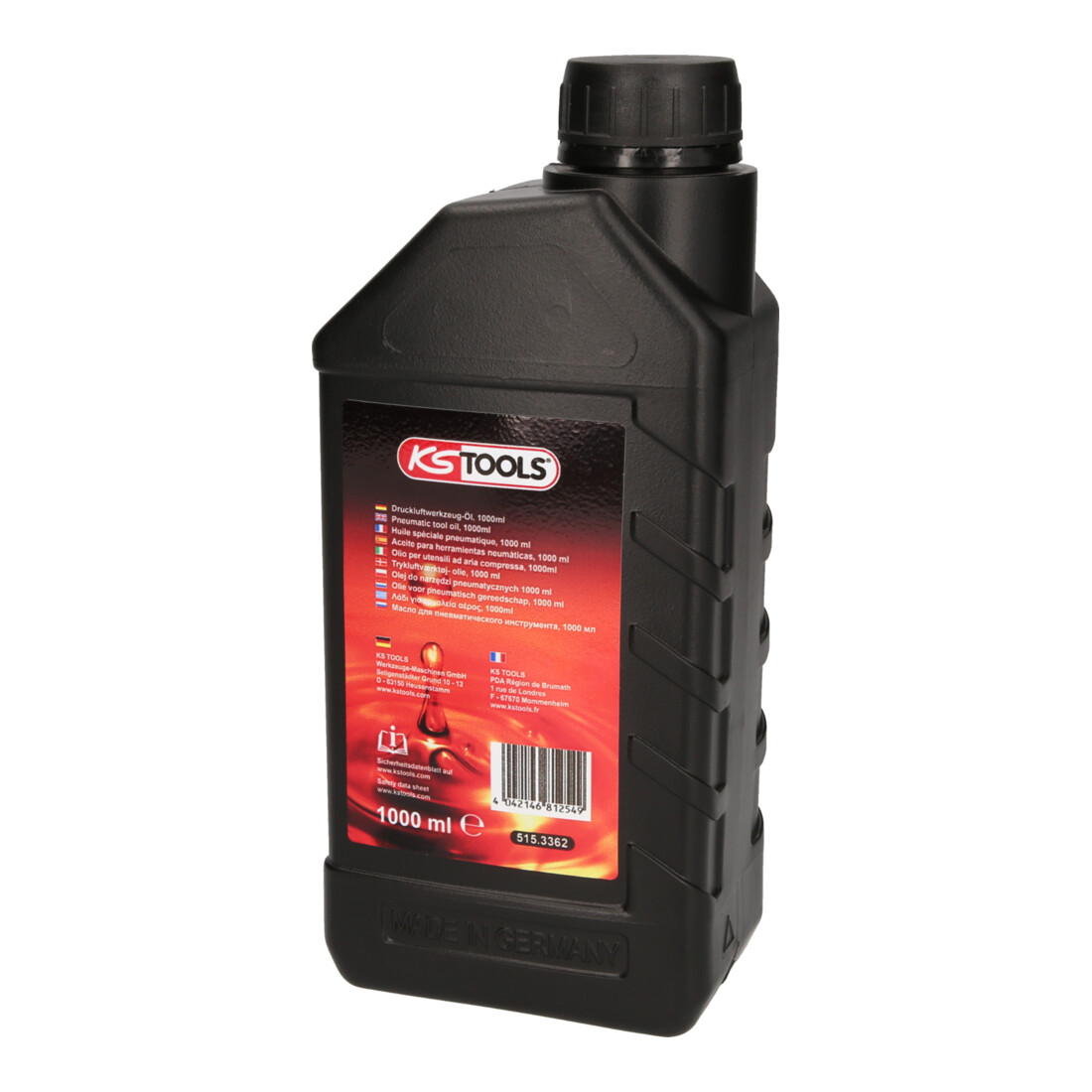 KS Tools Druckluftwerkzeug-Öl, 1000ml