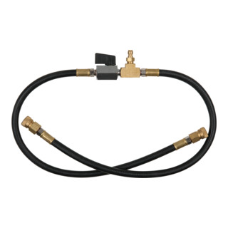KS Tools drukmeter aansluitslang met 1/4" slangaansluiting voor Ford EFI systemen