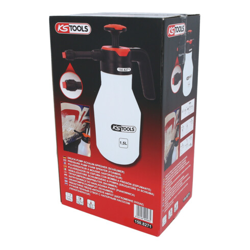 KS Tools Drukpompschuimspuit (schuimer), 1,5 l
