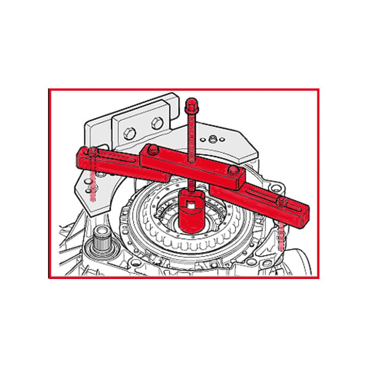 KS Tools DSG Kupplungswerkzeug-Satz, 4-teilig