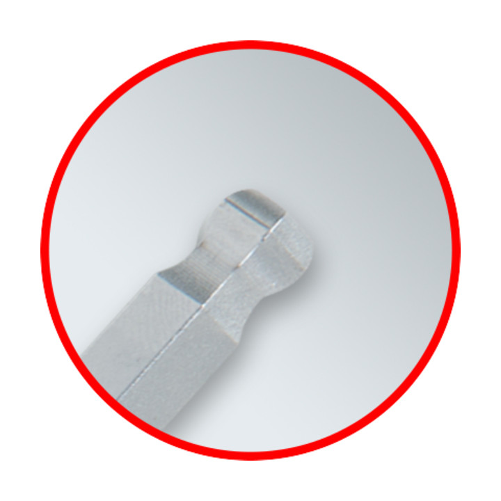 KS Tools dubbele kogelronde zeskant dopsleutelset, extreem lang, 9-delig.