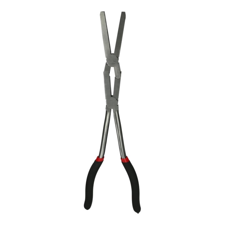KS Tools dubbelgebroken borgveertang voor buitenliggende borgringen, 345 mm