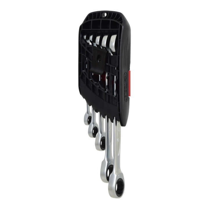 KS Tools DUO GEARplus Clés mixtes à cliquet avec système de cliquet dans la fourche, 5 pcs.