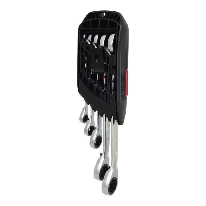 KS Tools DUO GEARplus Clés mixtes à cliquet avec système de cliquet dans la fourche réversible, 5 pcs.