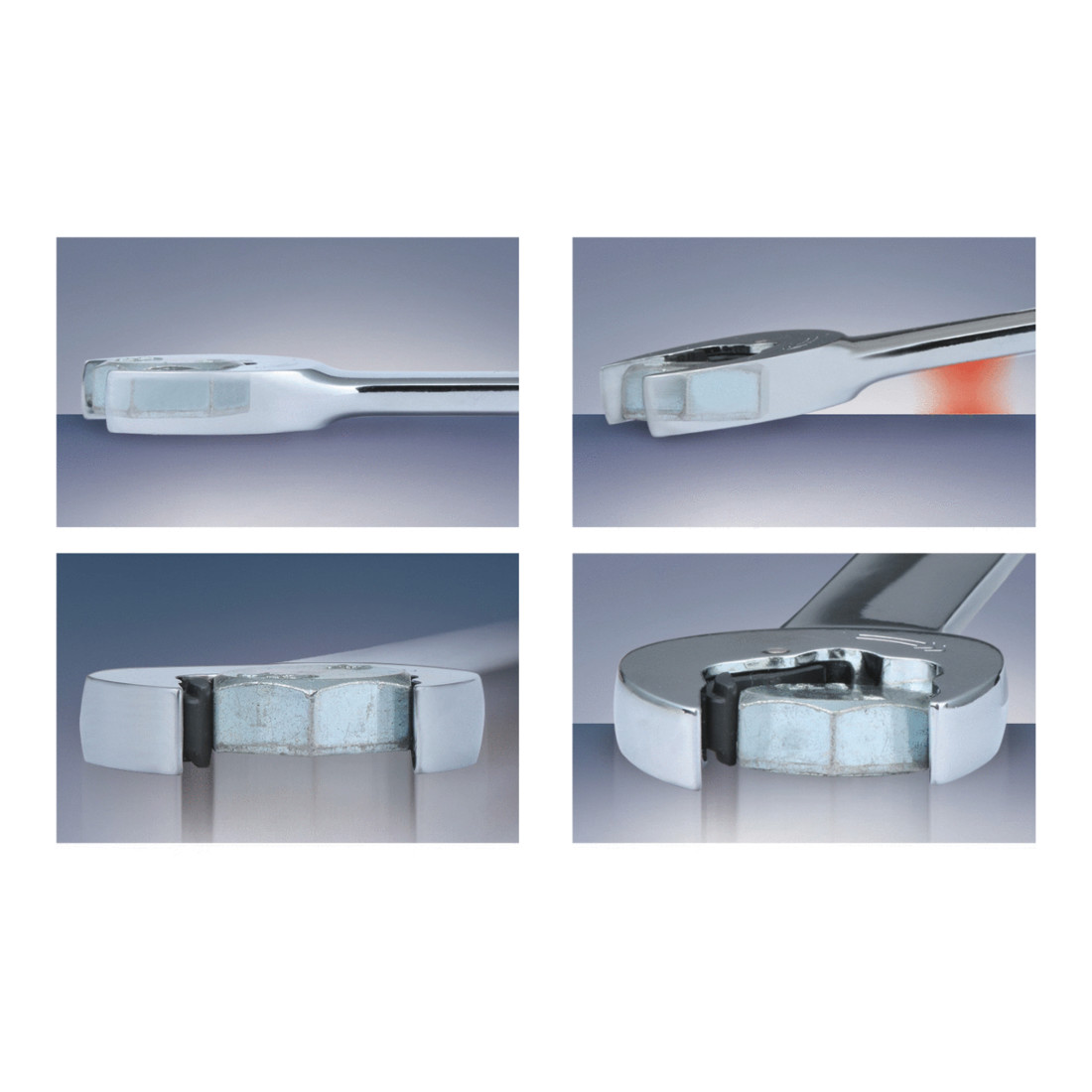 KS Tools duo geARplus combisleutel, ratelfunctie