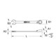 KS Tools DUO GEARplus Ringmaulschlüssel,Maul-Ratschenfunktion umschaltbar-4