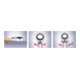 KS Tools DUO GEARplus Ringmaulschlüssel,Maul-Ratschenfunktion 9mm, umschaltbar