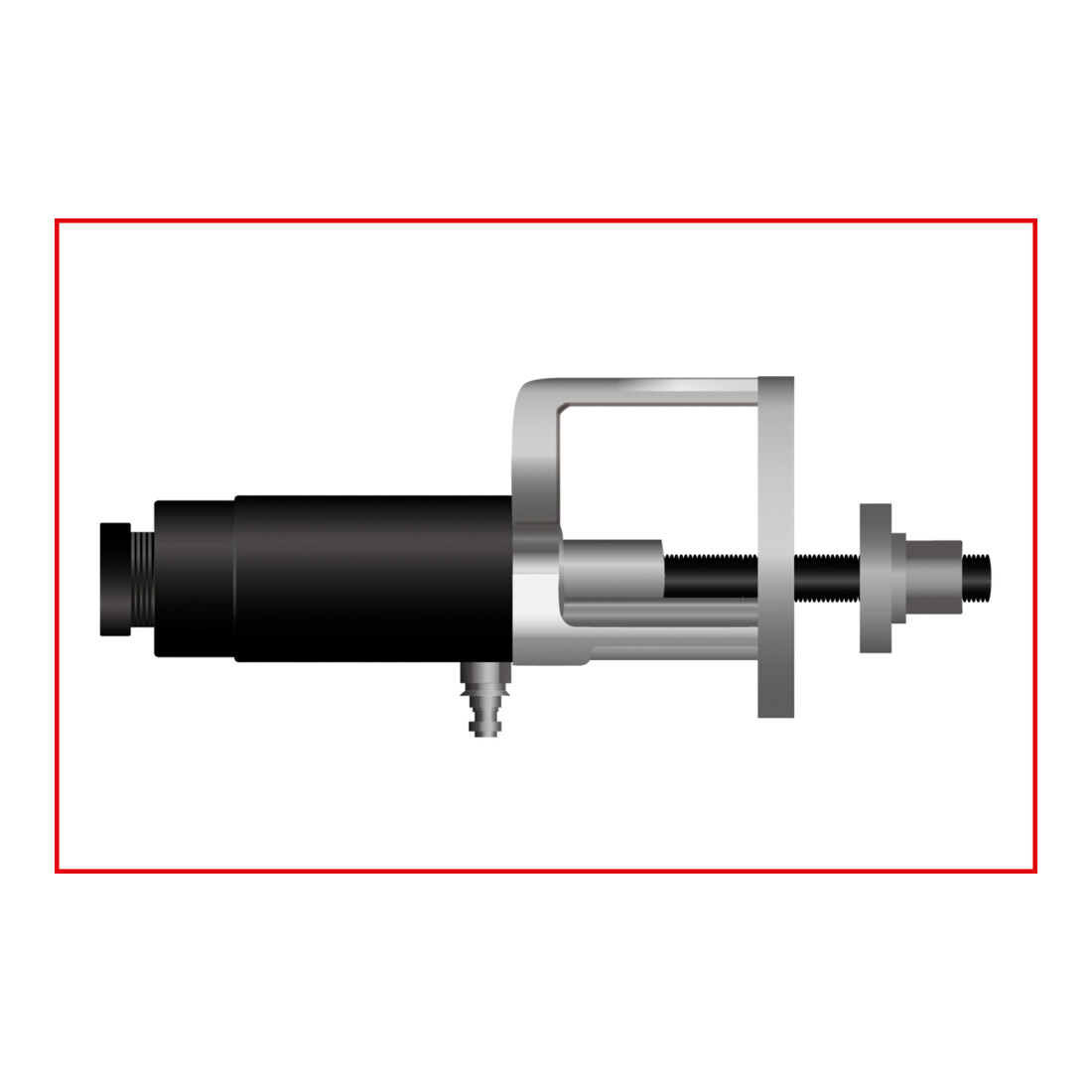 KS Tools duw en trek hydrauliek cilinderset, 32t, 6 stuks