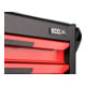 KS Tools ECOline SCHWARZ/ROT Werkstattwagen mit 7 Schubladen