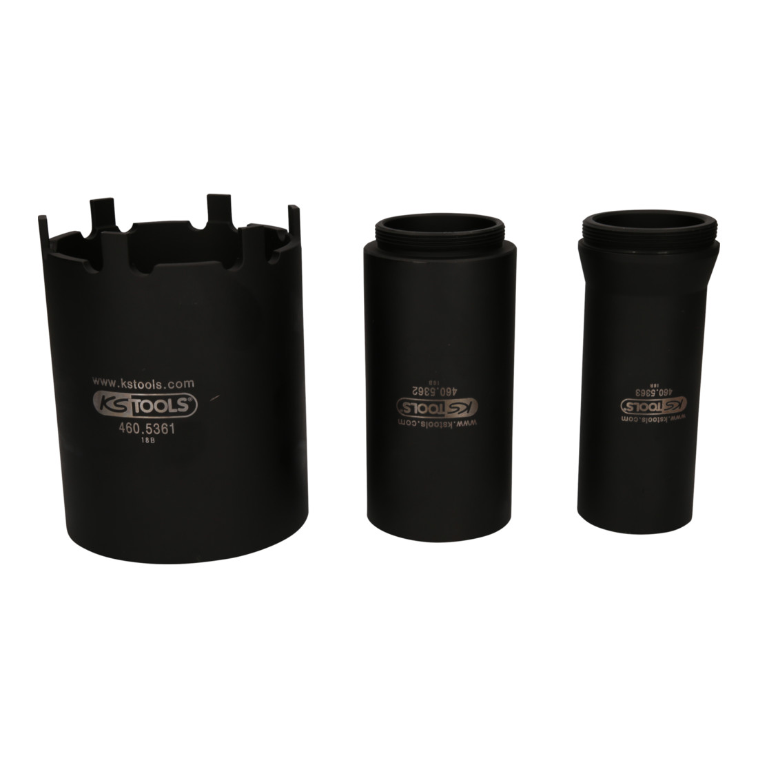 KS Tools Écrou et jeu de clés avec 2 tubes de guidage pour MAN, Ø 102 mm, 3 pcs.