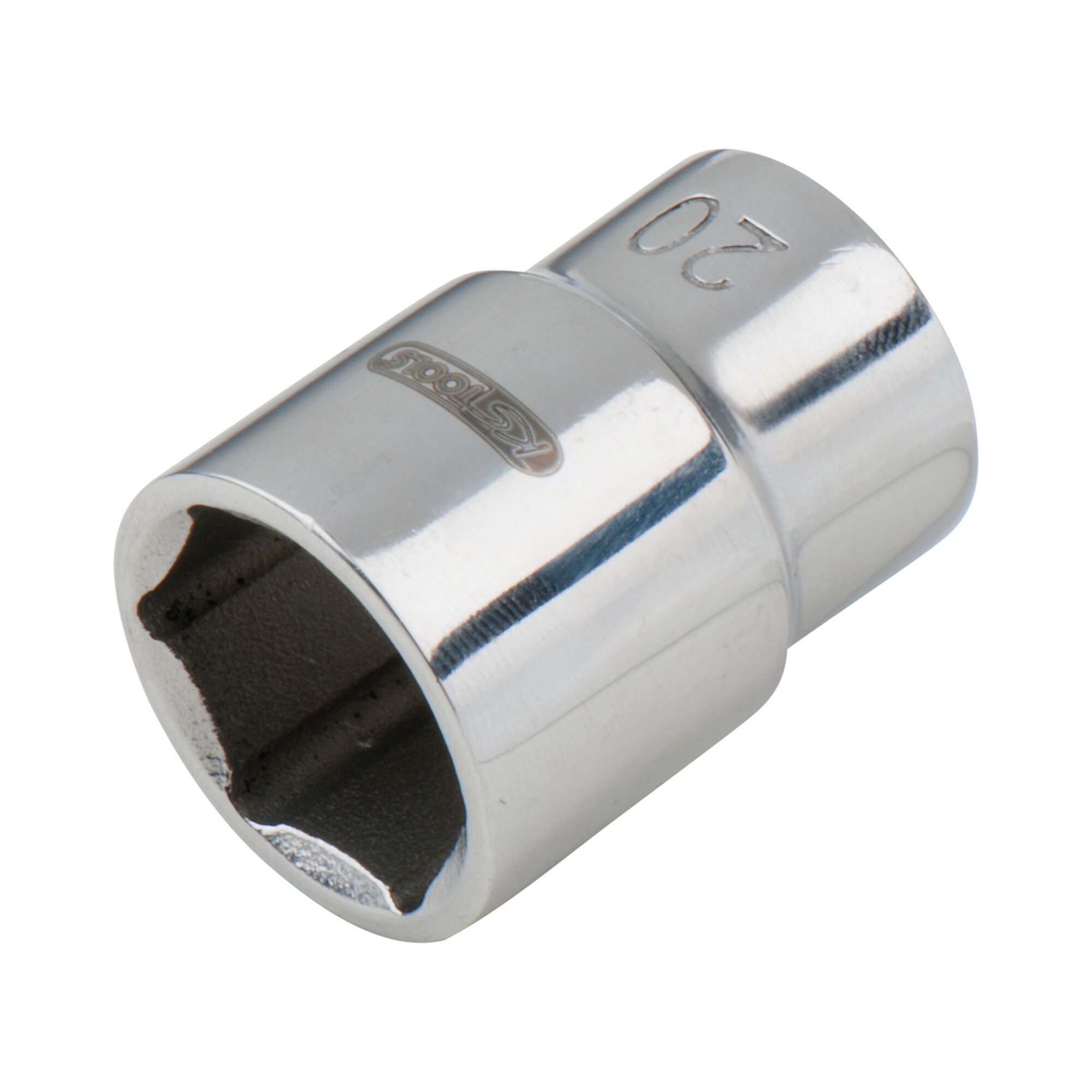 KS Tools EDELSTAHL 1/2" 6kant-Stecknuss, 20mm