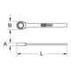 KS Tools EDELSTAHL Einringschlüssel, 19mm