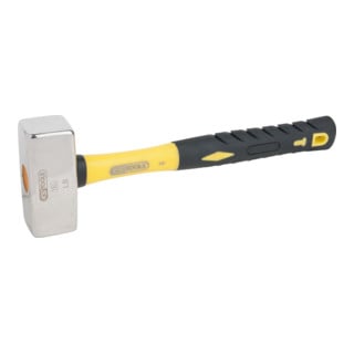 KS Tools EDELSTAHL Fäustel mit Fiberglasstiel, 1350g