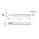 KS Tools EDELSTAHL Flachmeißel, 26x400mm