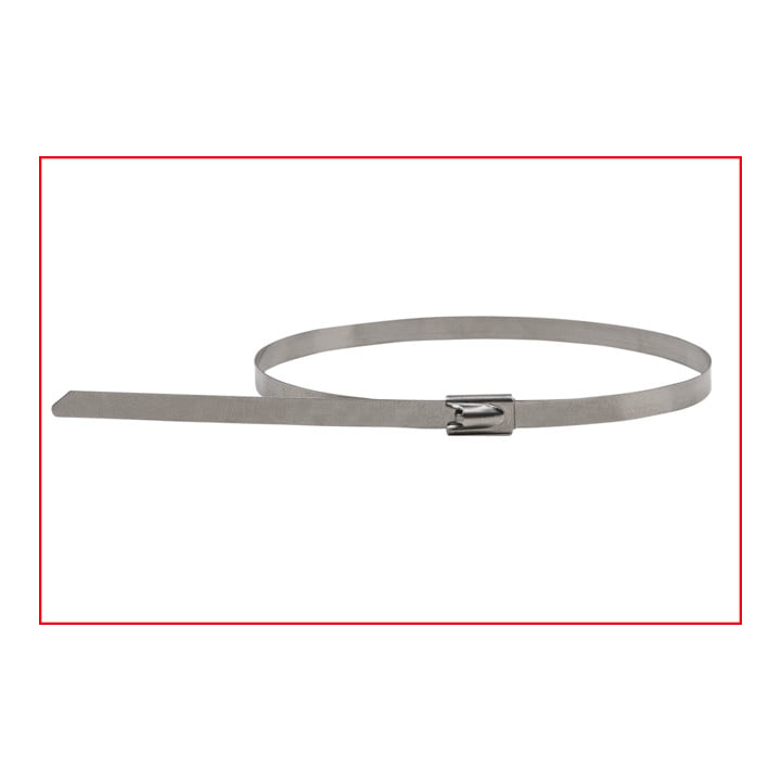 KS Tools Edelstahl Kabelbinder mit Kugelverschluss, 4,6x250mm