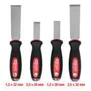 KS Tools EDELSTAHL Schabmeißel-Satz, 4-teilig-1