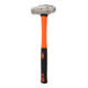KS Tools EDELSTAHL Schlosserhammer mit Fiberglasstiel, 440g