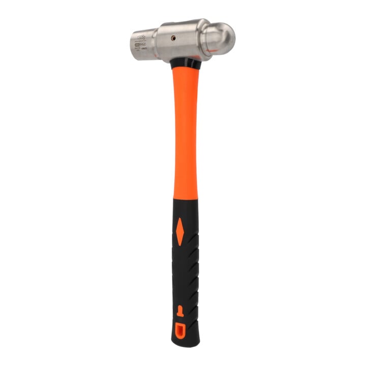 KS Tools EDELSTAHL Schlosserhammer mit Fiberglasstiel, 440g